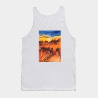 Tuscan hills under a blue sky Tank Top